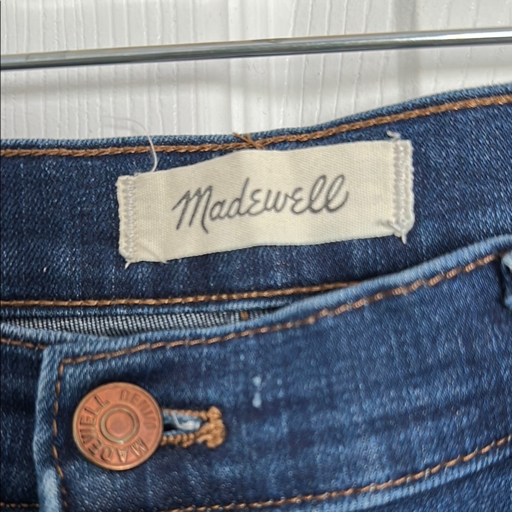 Madewell size 33 Blue Denim Jeans womens - Picture 2 of 5